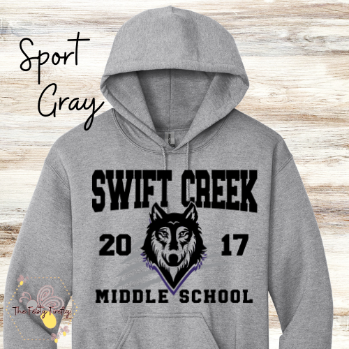 Swift Creek Middle School- Wolves 2017 Hoodies