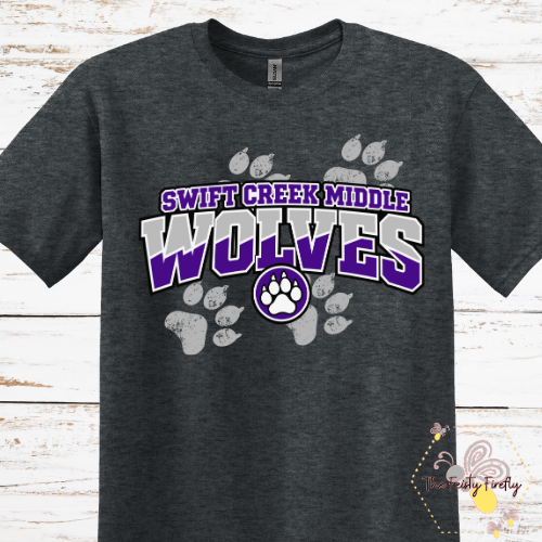 Swift Creek Middle School- Wolves - T-Shirt, Sweatshirts,  and Hoodies