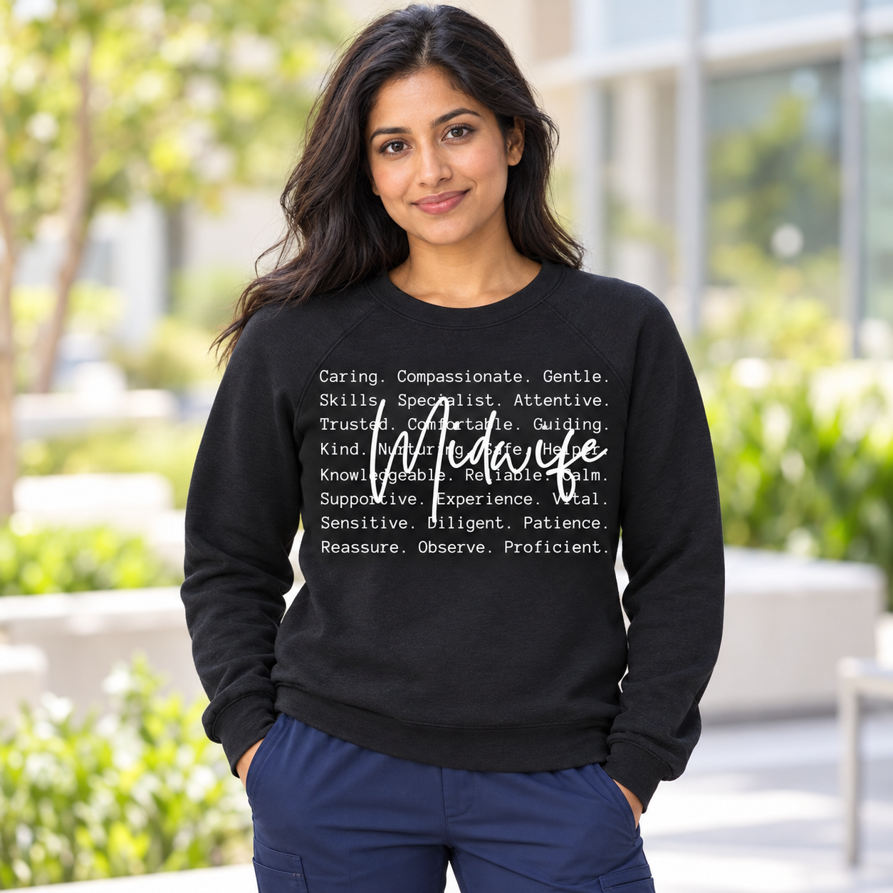 Midwife — T-Shirt or Sweatshirt (5-Colors)