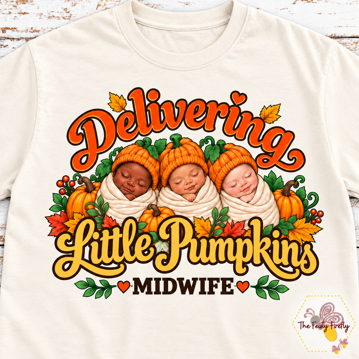 Delivering Little Pumpkins — Midwife T-Shirt or Sweatshirt