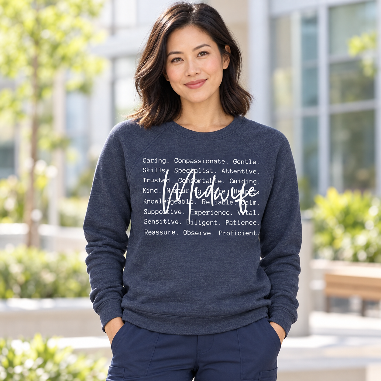 Midwife — T-Shirt or Sweatshirt (5-Colors)