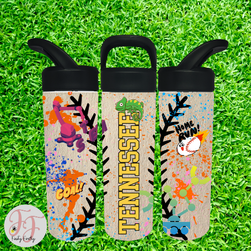 Personalized Sport Tumbler- 20oz Skinny Tumbler