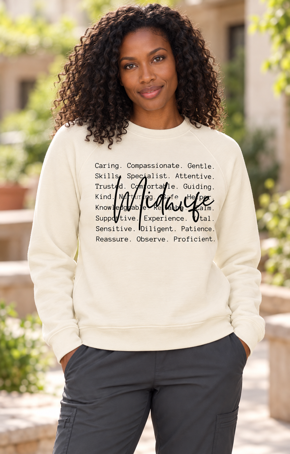 Midwife — T-Shirt or Sweatshirt (5-Colors)