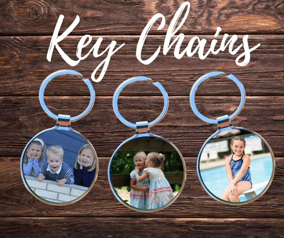 Keychain Customized Circle Photo Key Chain- Circle – feistyfirefly