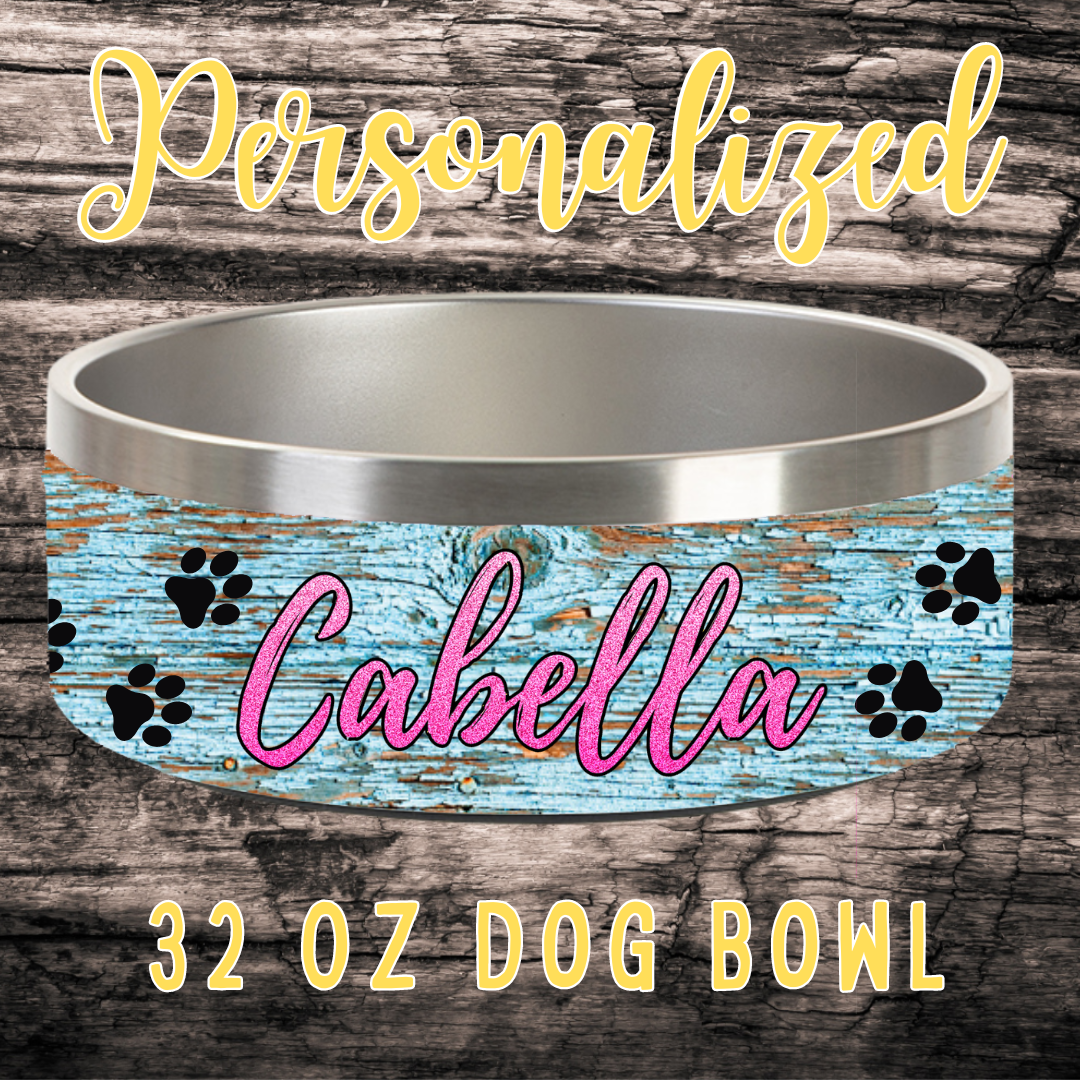 Personalized Pet Bowl – feistyfirefly